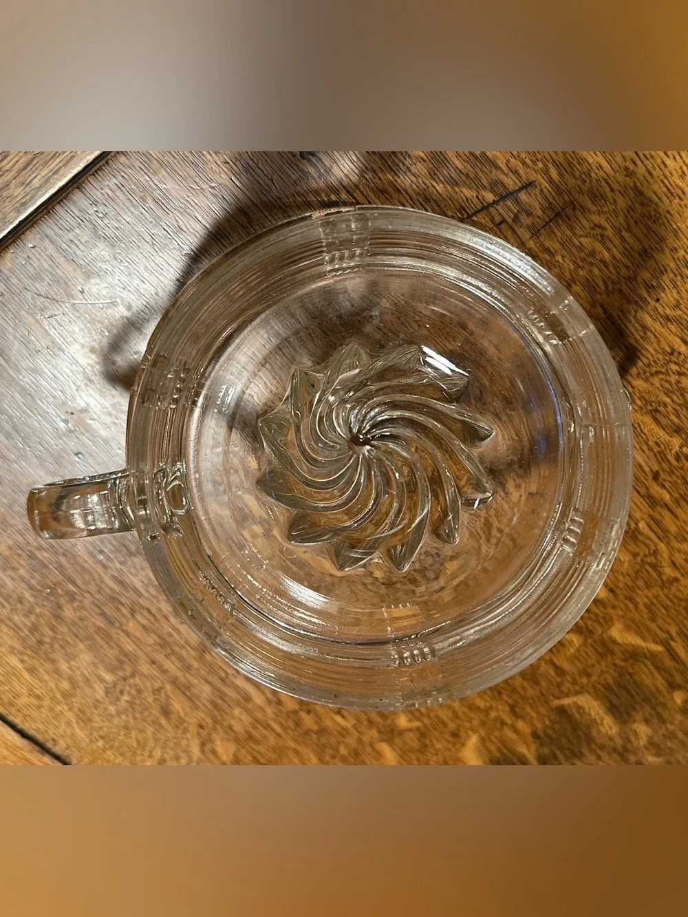 Vintage Hazel Atlas Glass Reamer Juicer